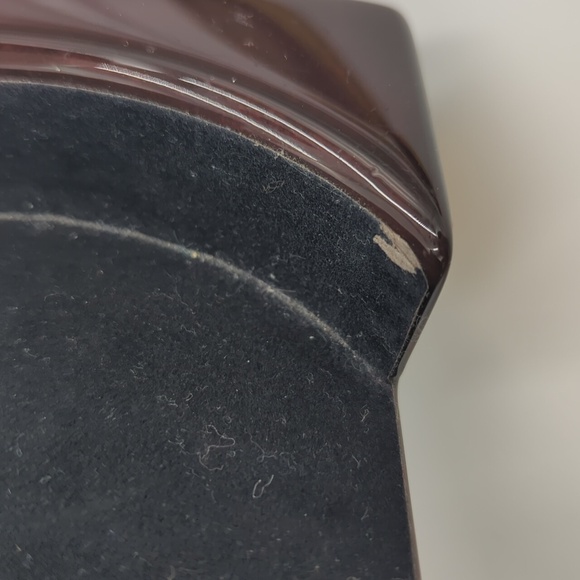 Set of 4 drink Coasters Metal With Holder Black & Gold Round - Picture 7 of 9